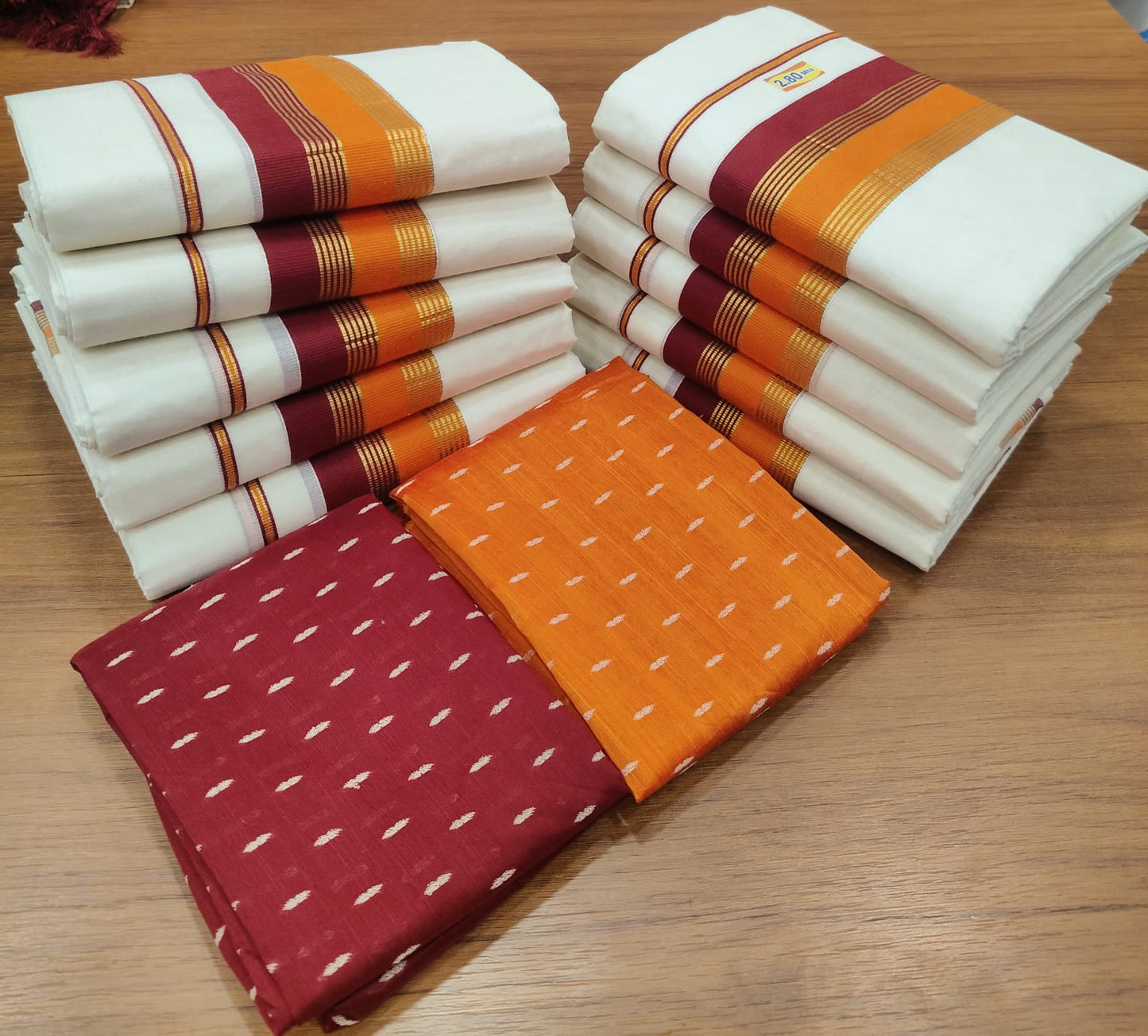 Sett mund single / uniform Orange