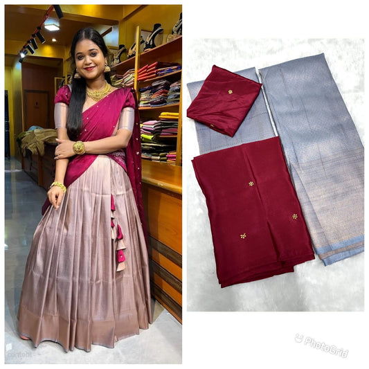 Half saree unstitched