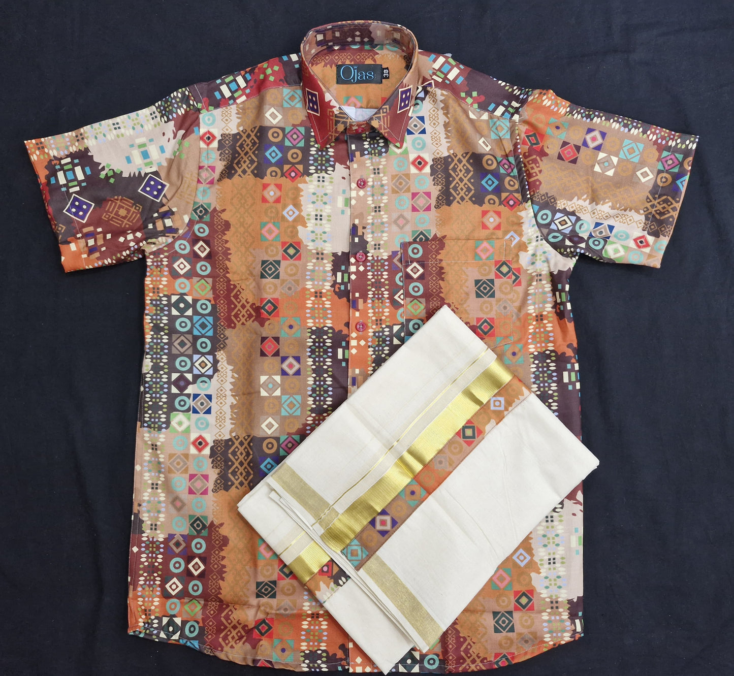 Mens printed Shirt mund combo