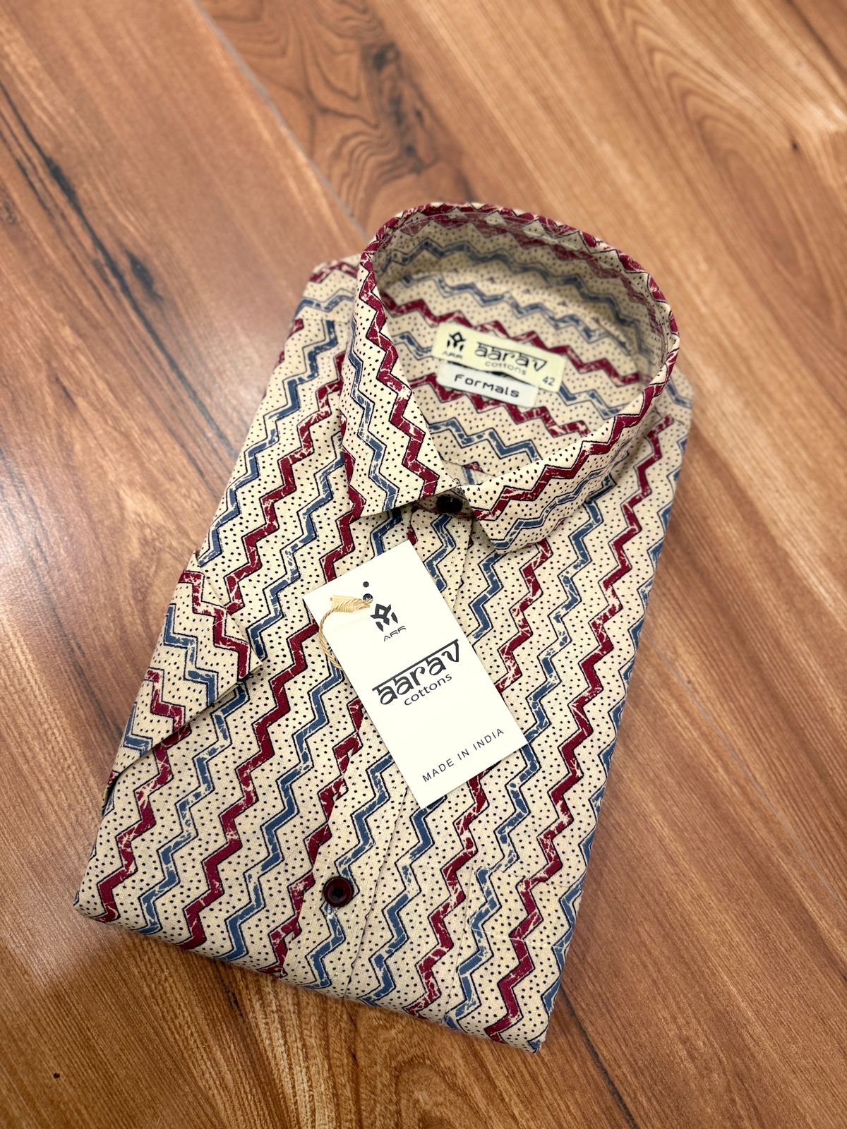 Mens Ajrakh Shirt