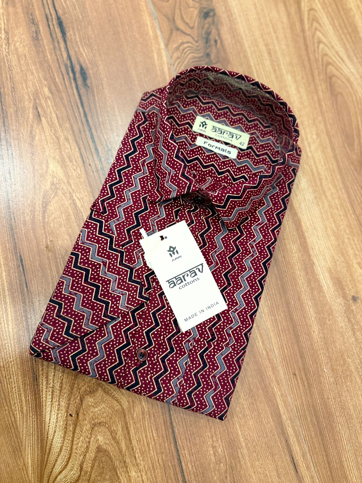 Mens Ajrakh Shirt