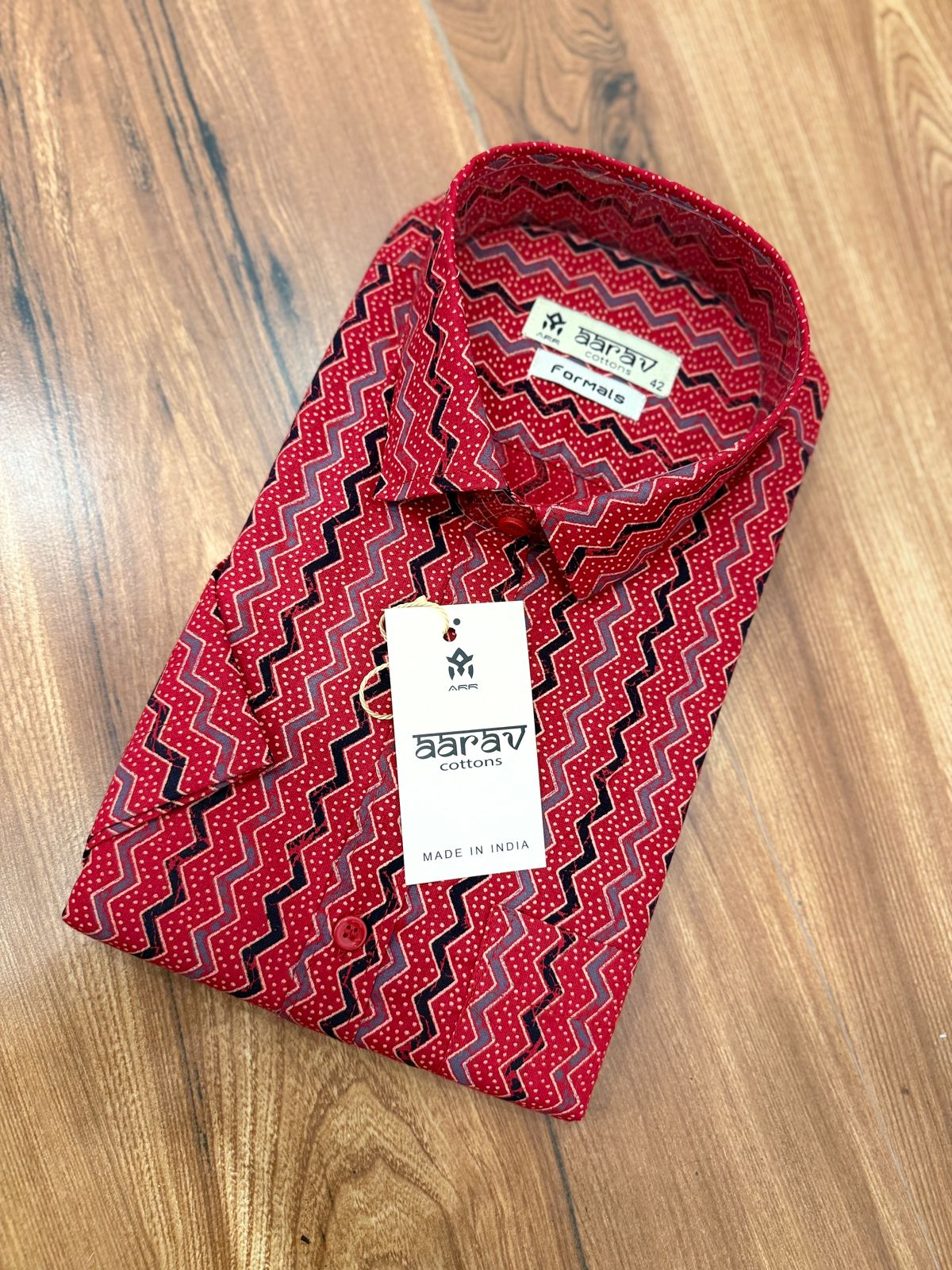 Mens Ajrakh Shirt