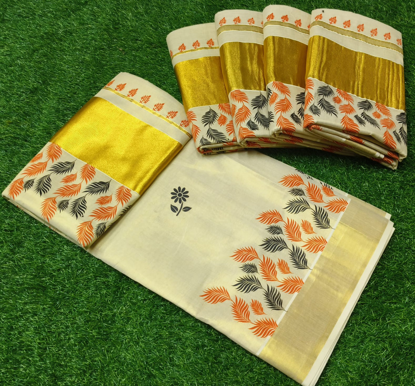 Tissue settu saree