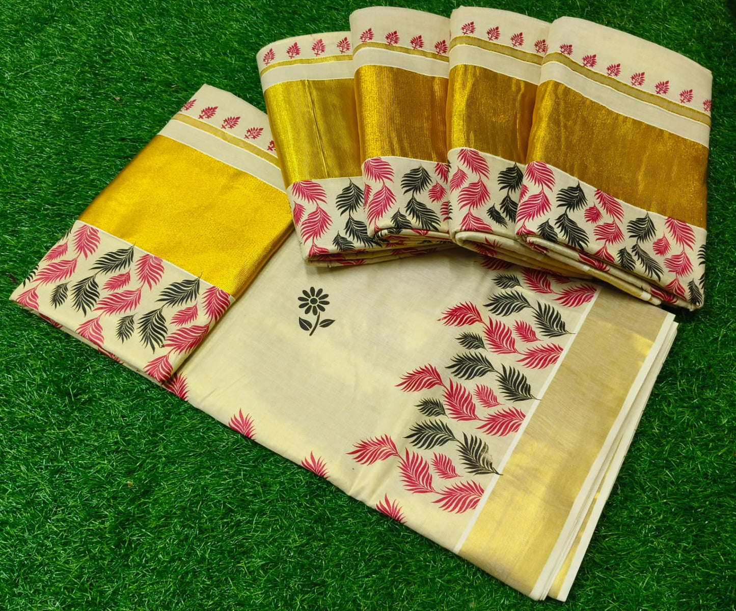 Tissue settu saree