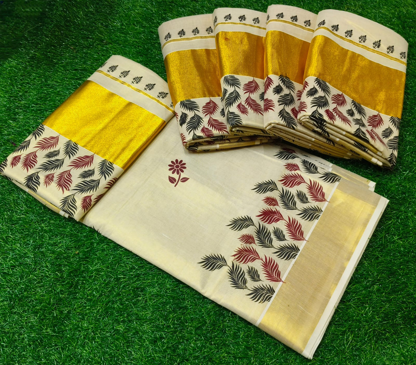 Tissue settu saree