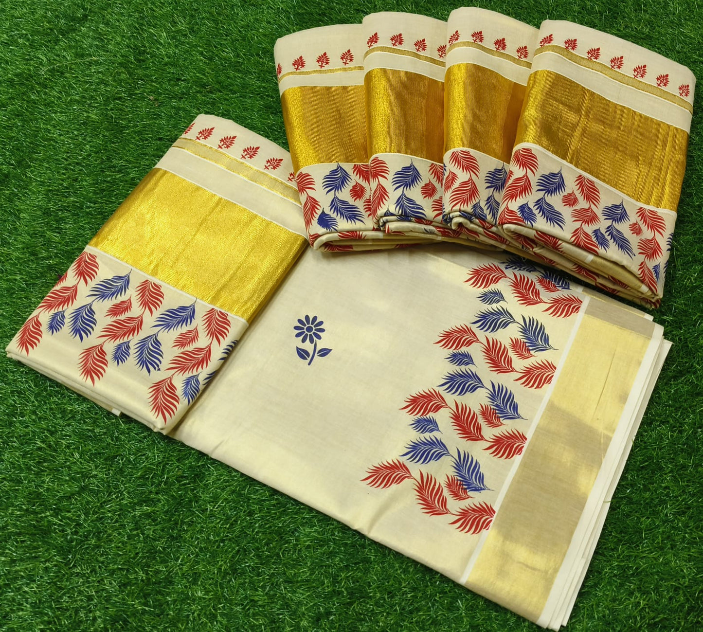 Tissue settu saree