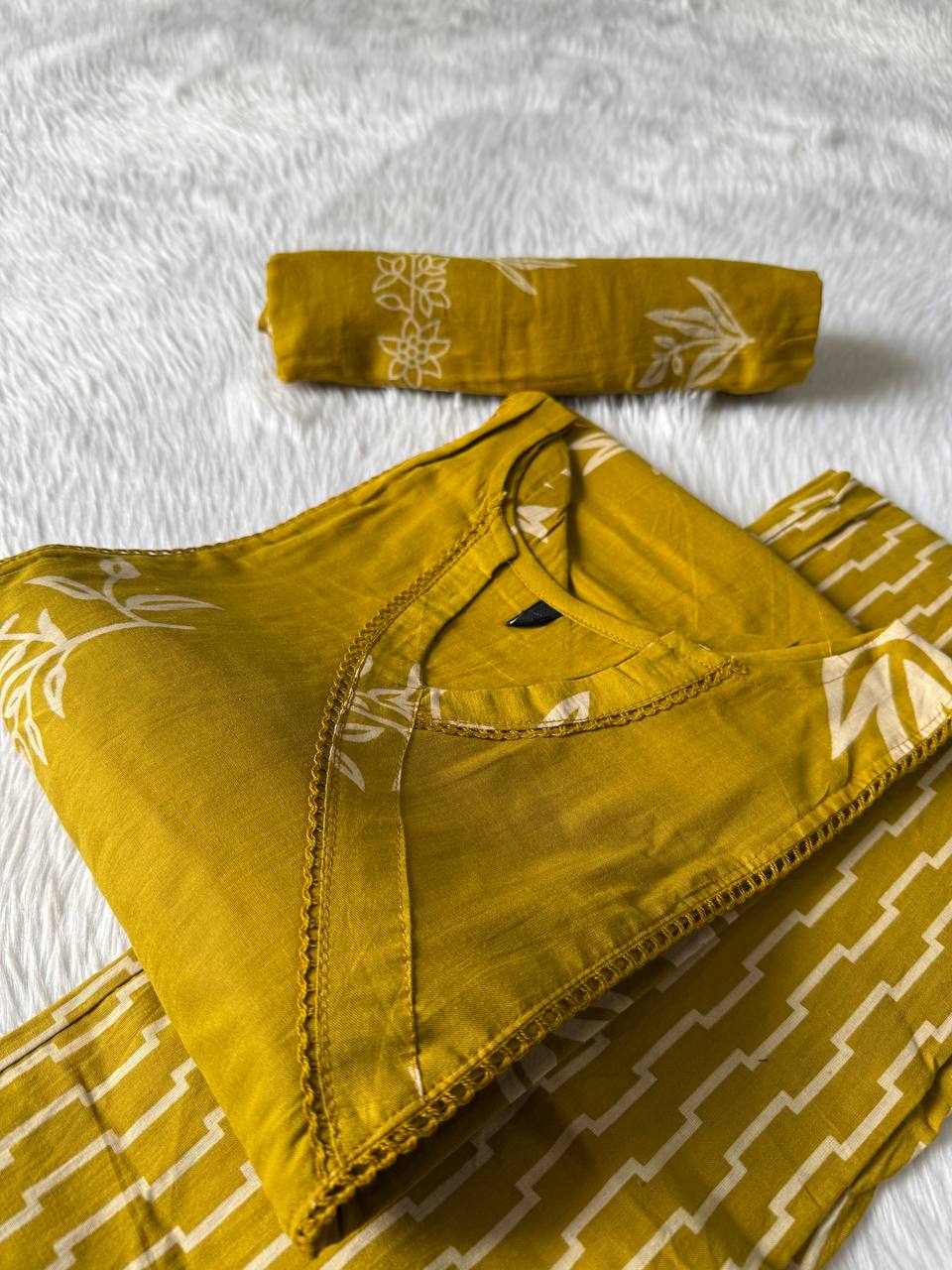 Cotton Three piece suit