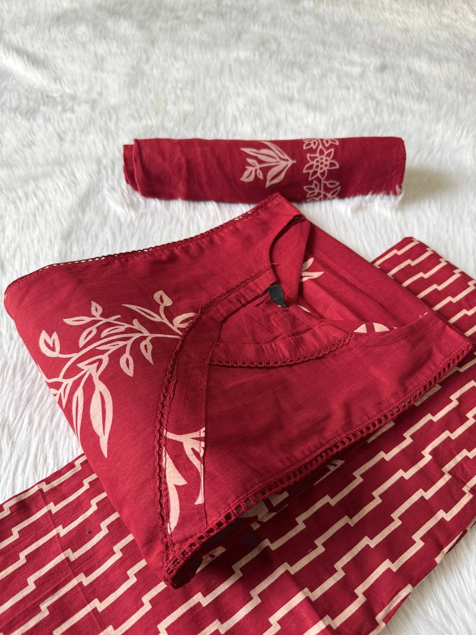Cotton Three piece suit