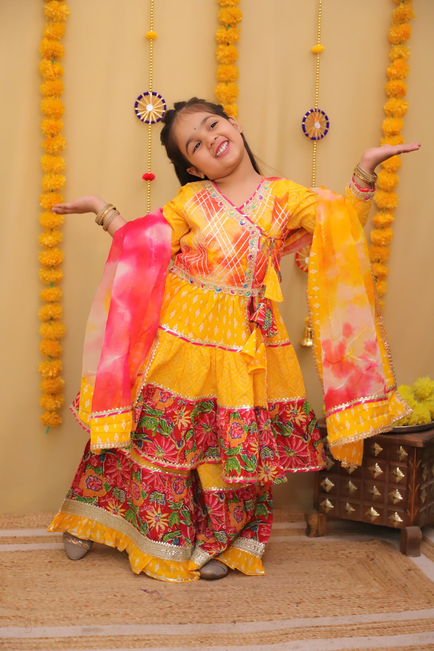 Kurti sharara with dupatta 