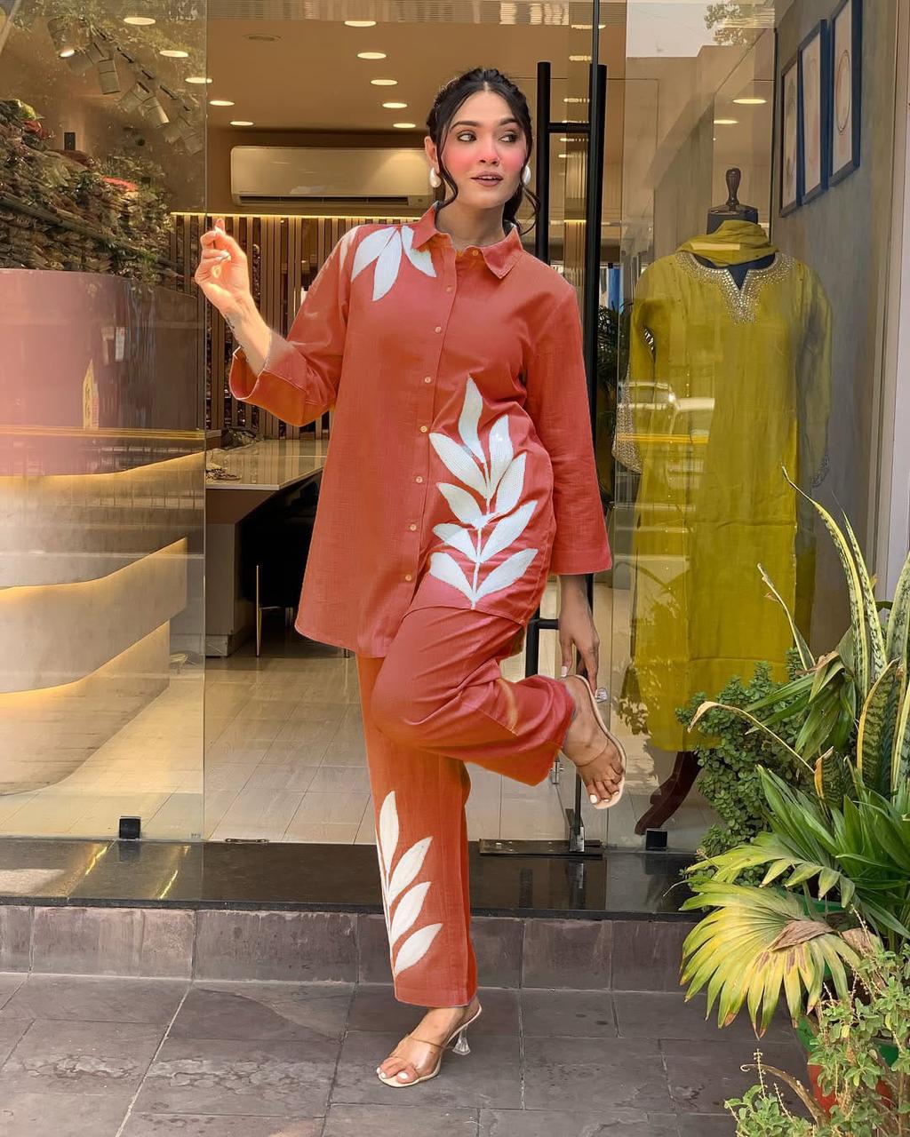 Pure Cotton Slub Cord Set