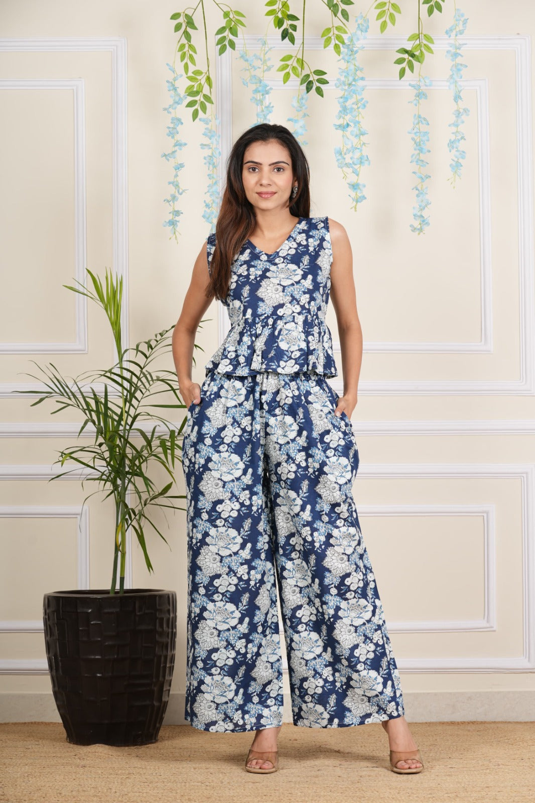 Pure Cotton High Waist Co-ord Set