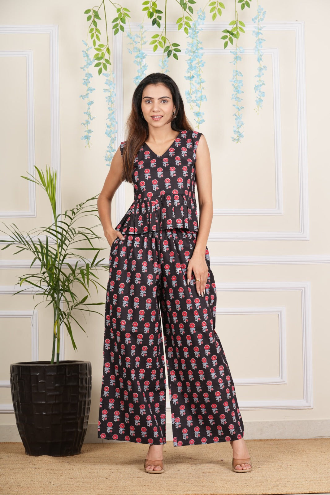 Pure Cotton High Waist Co-ord Set
