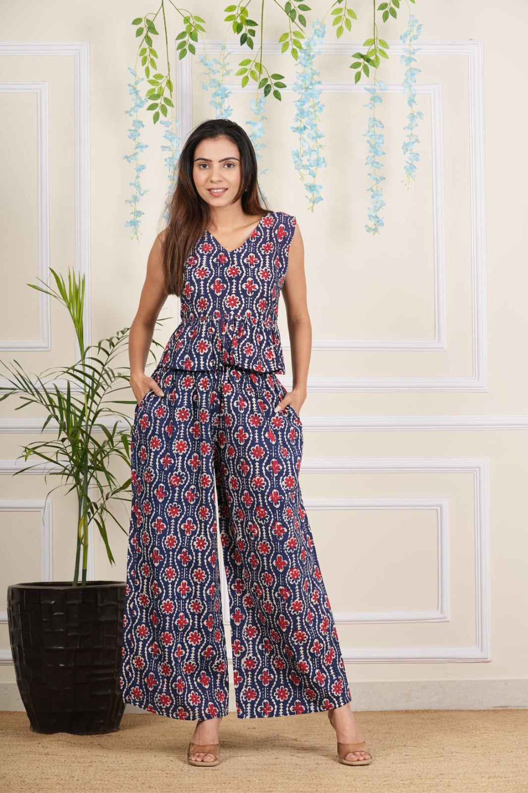 Pure Cotton High Waist Co-ord Set