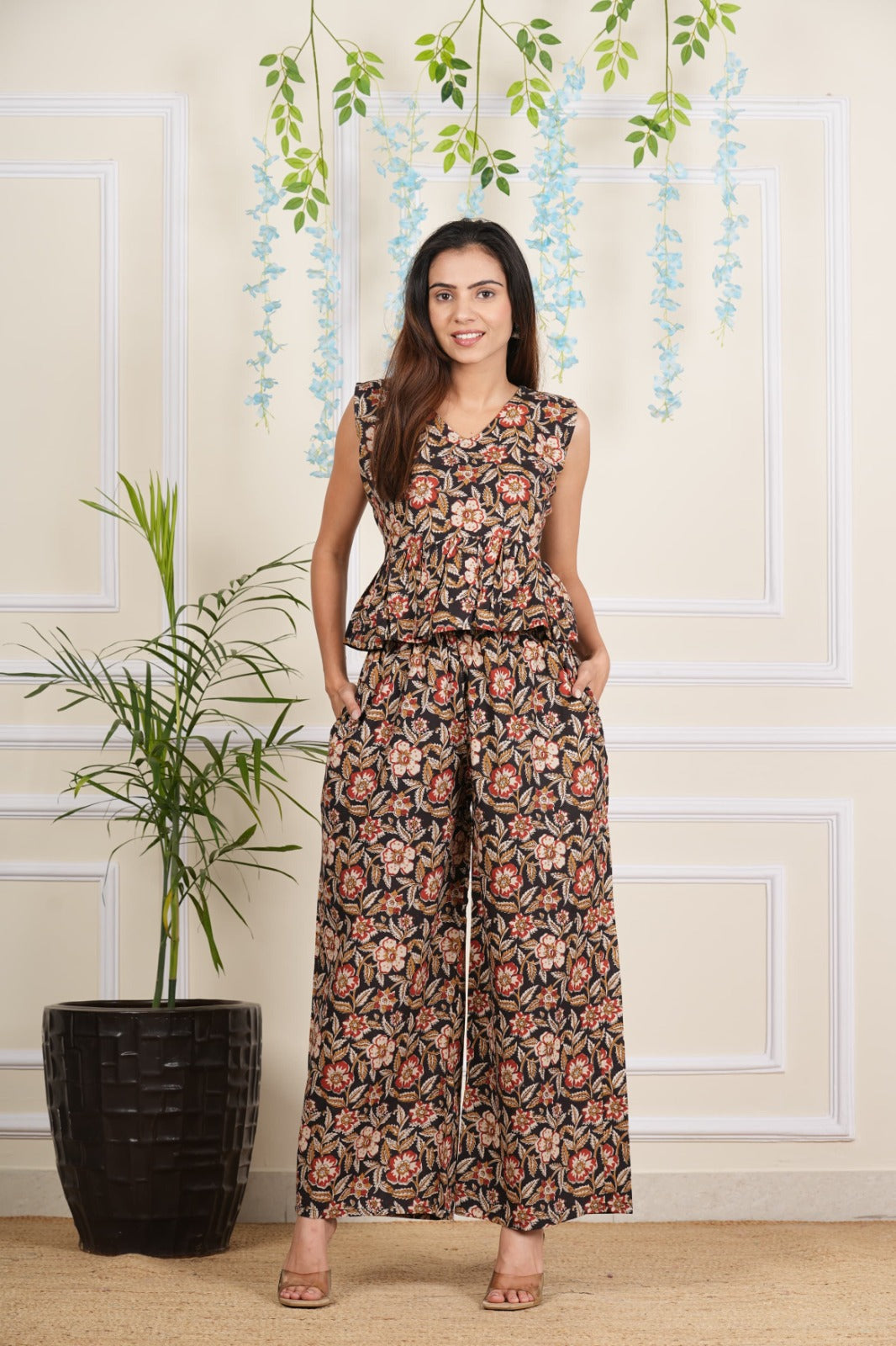 Pure Cotton High Waist Co-ord Set