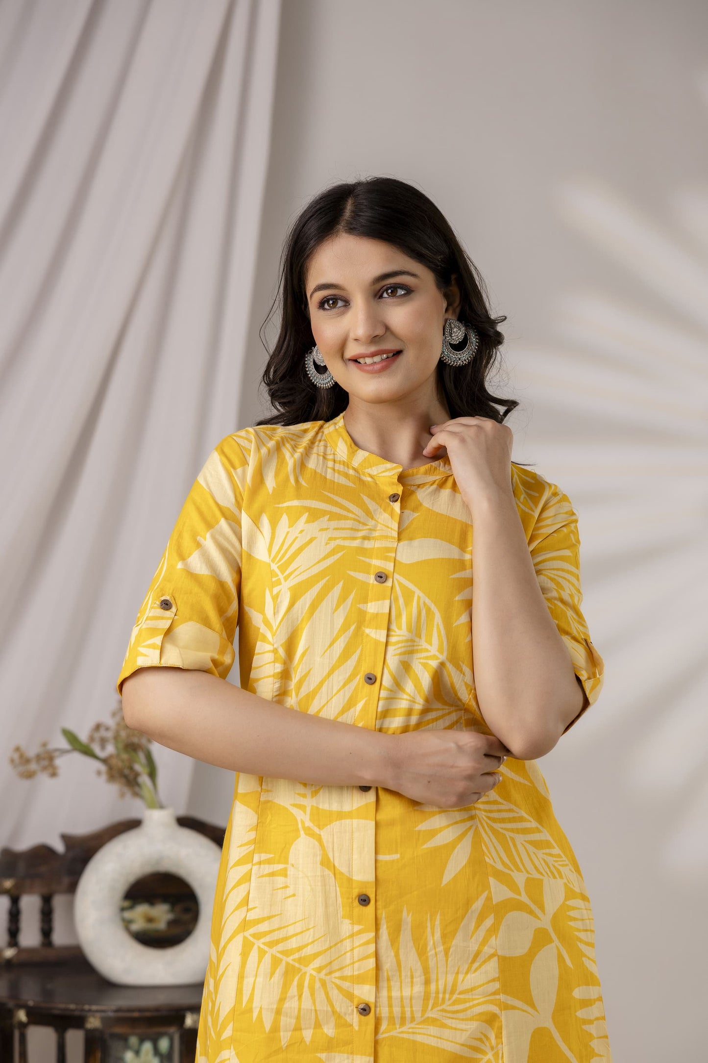 Printed cotton Co-Ord set Maternity