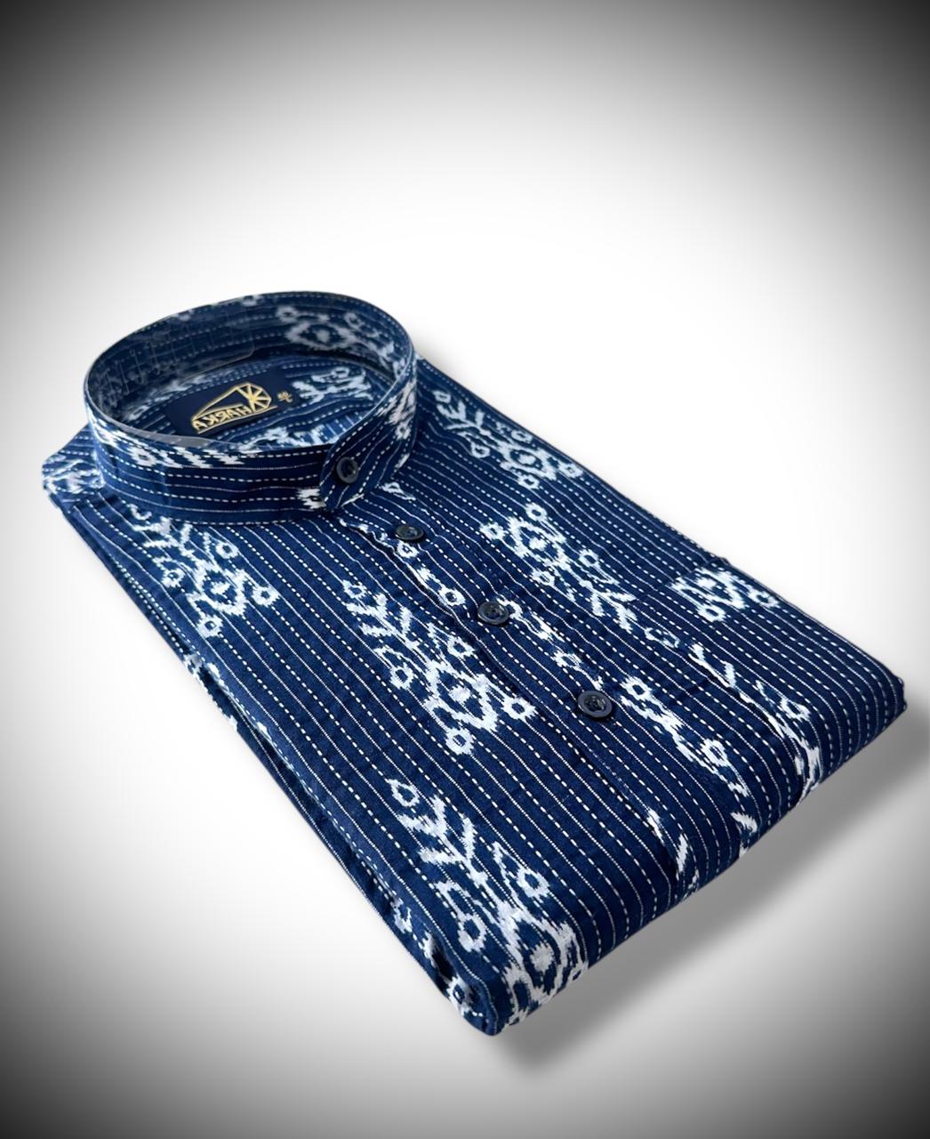 Ajrakh cotton kurta