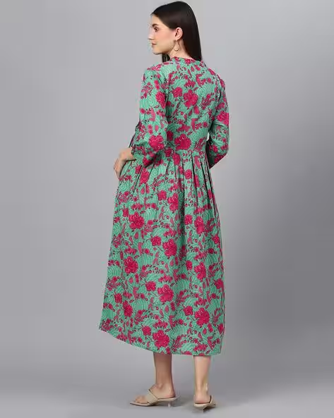Floral Print Maternity Dress