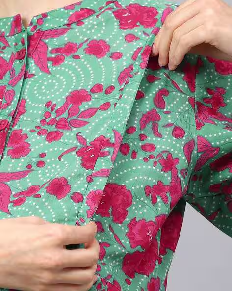 Floral Print Maternity Dress