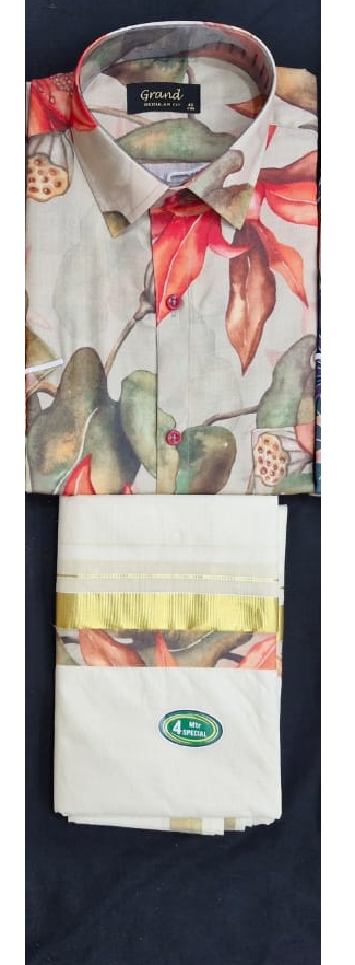 Mens printed Shirt mund combo