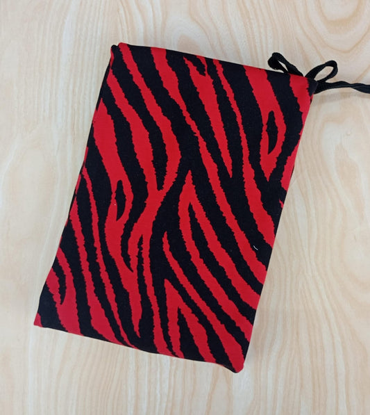 Womens's Night pant Red animal print