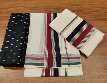 Sett mund single / uniform Maroon