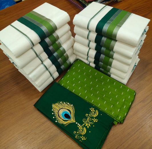 Sett mund single / uniform Green