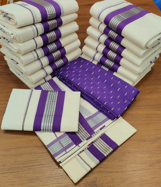 Sett mund single / uniform Violet