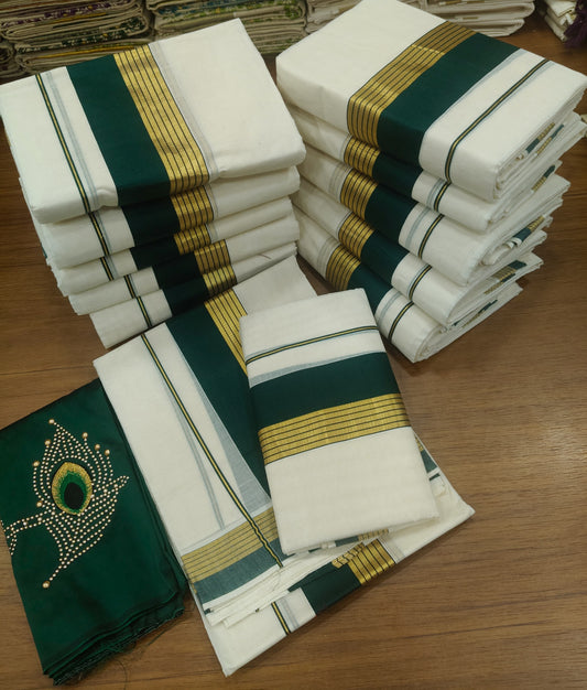 Sett mund single / uniform Green