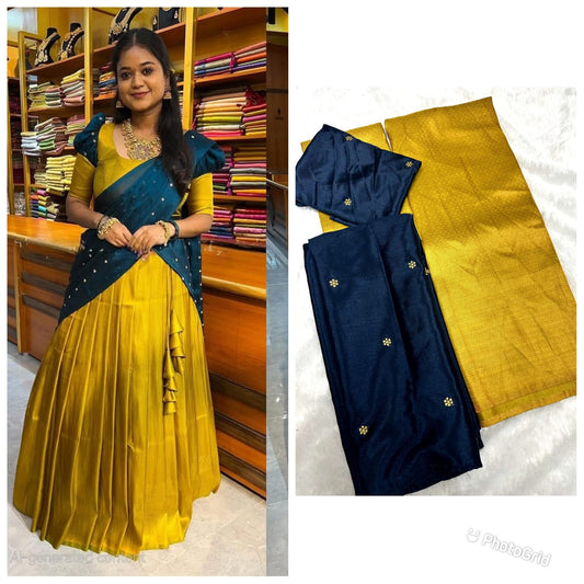 Half saree unstitched