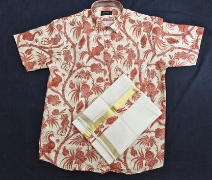 Mens printed Shirt mund combo
