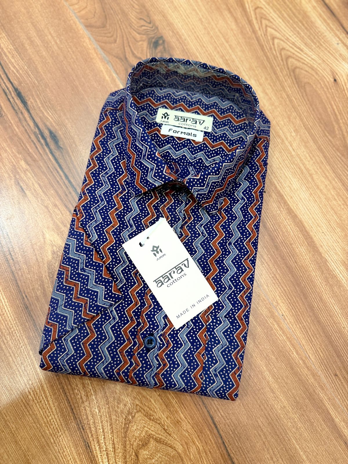 Mens Ajrakh Shirt