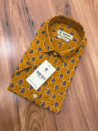 Mens Ajrakh shirt