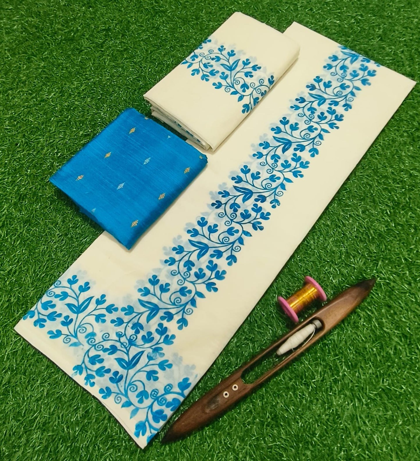 Flower printed Sett mund