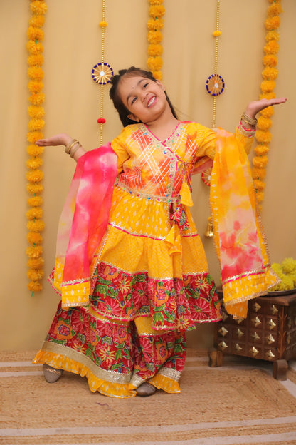 Kurti sharara with dupatta&nbsp;