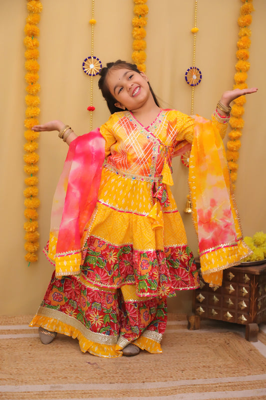 Kurti sharara with dupatta&nbsp;