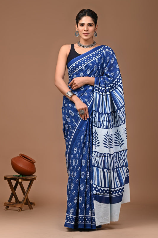 Cotton Mulmul saree