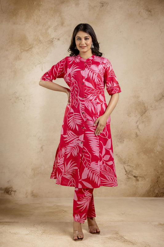 Printed cotton Co-Ord set
