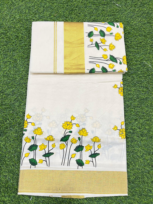 Cotton settu saree