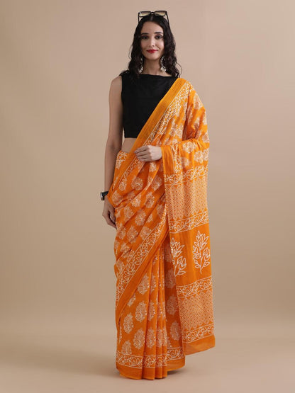 Pure Cotton Mulmul Saree