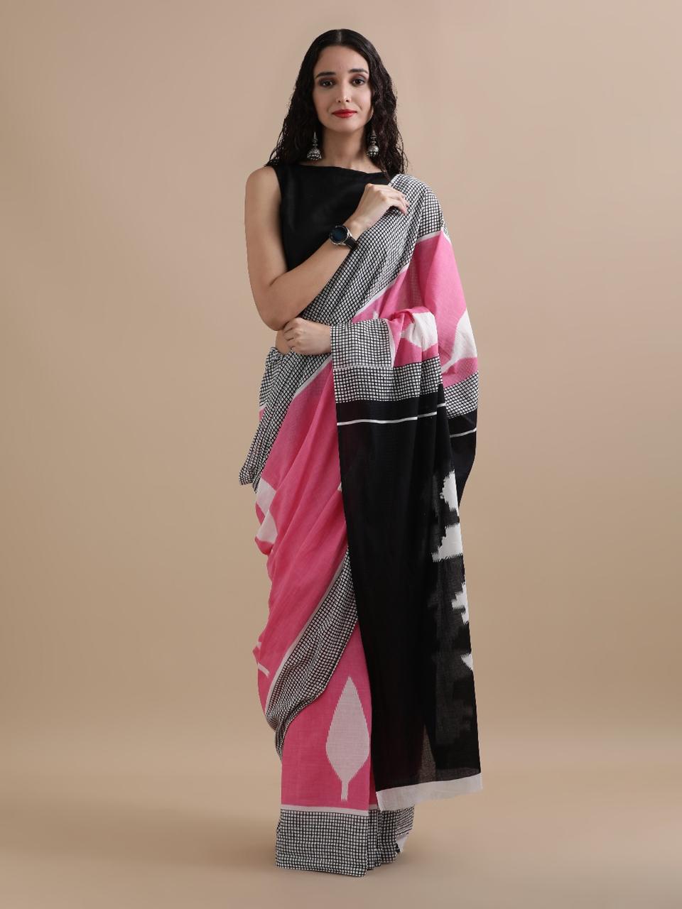 Pure Cotton Mulmul Saree