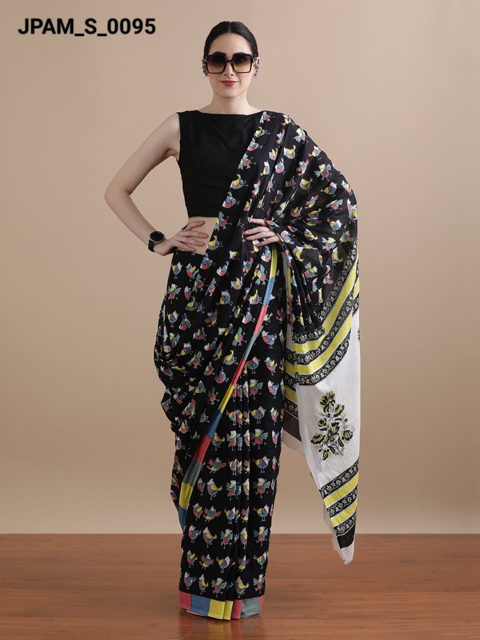 Pure Cotton Mulmul Saree