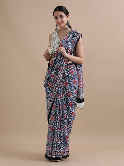 Pure Cotton Mulmul Saree