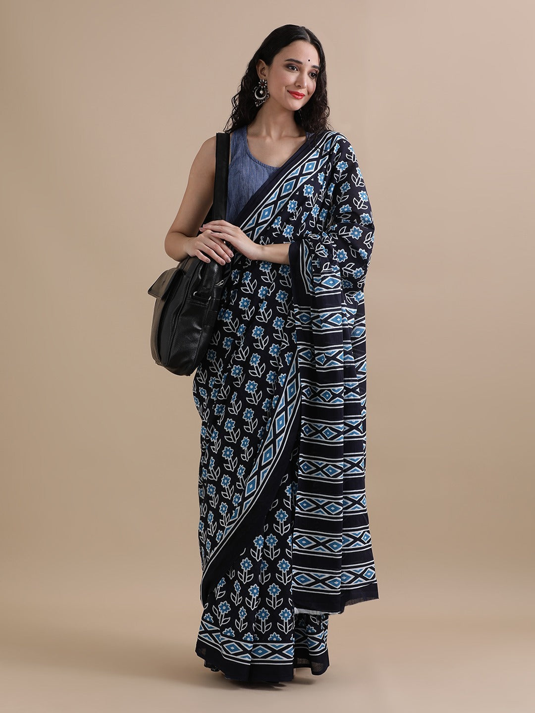 Pure Cotton Mulmul Saree