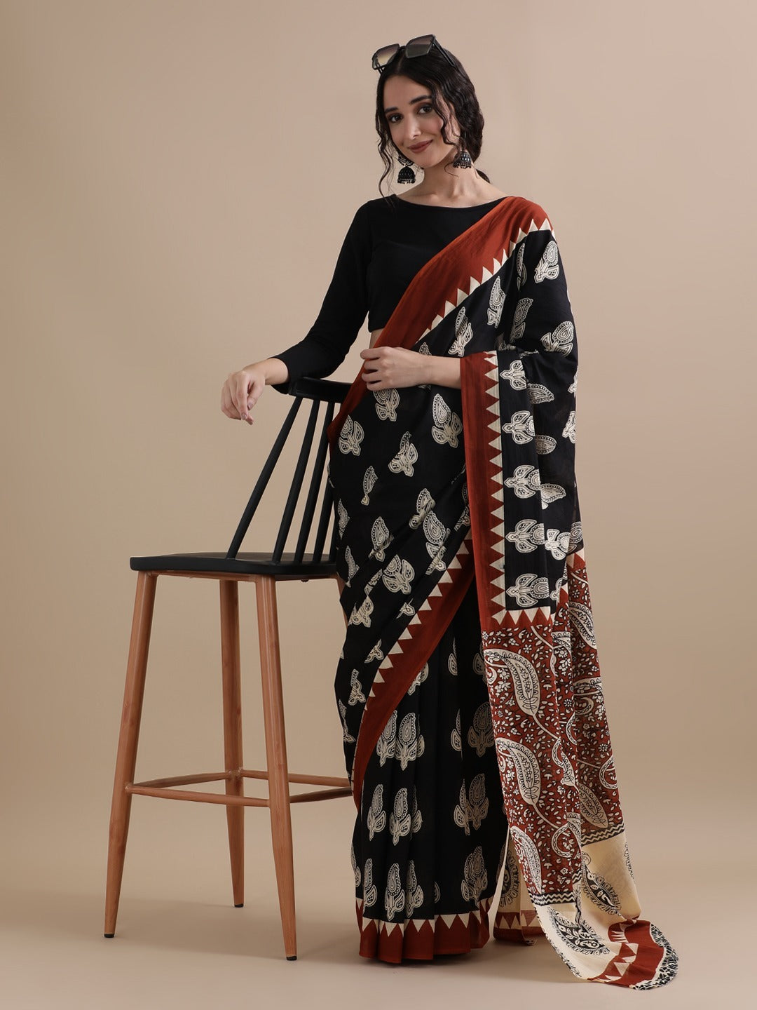 Pure Cotton Mulmul Saree