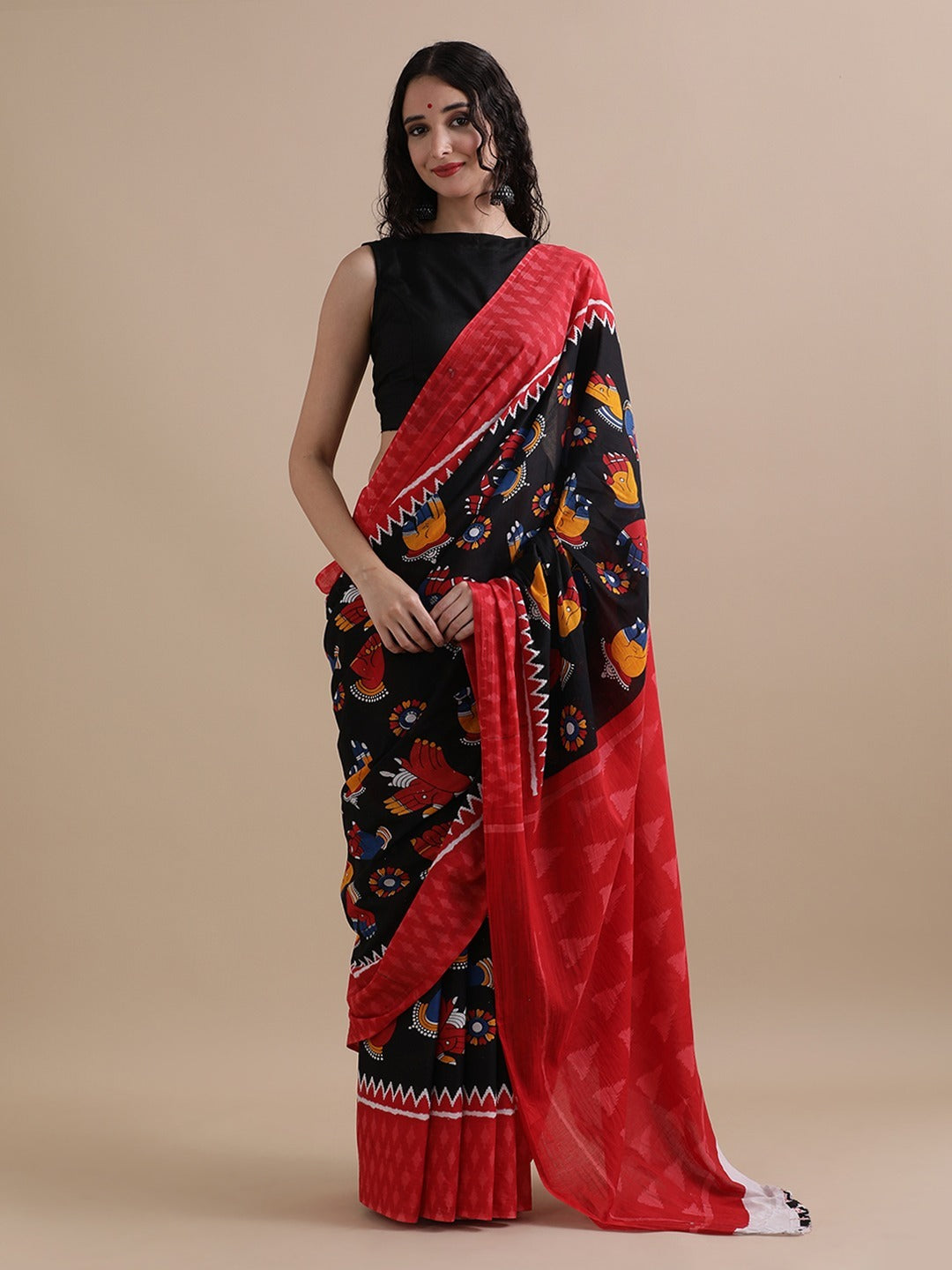 Pure Cotton Mulmul Saree