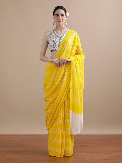 Pure Cotton Mulmul Saree