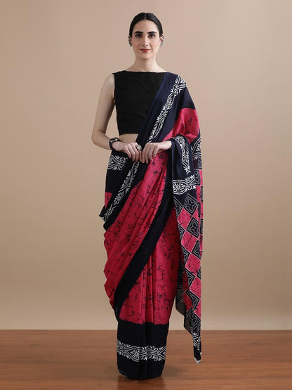 Pure Cotton Mulmul Saree