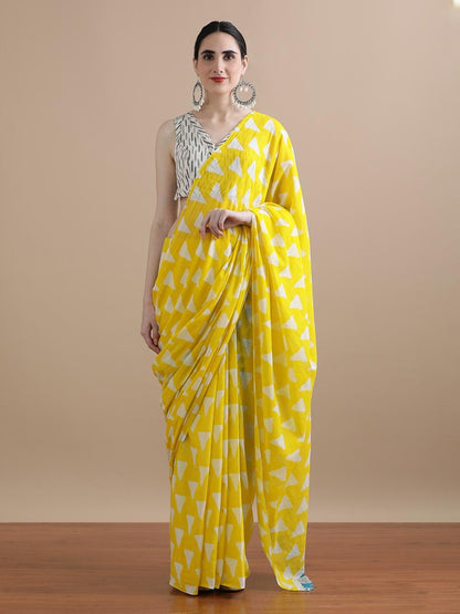 Pure Cotton Mulmul Saree