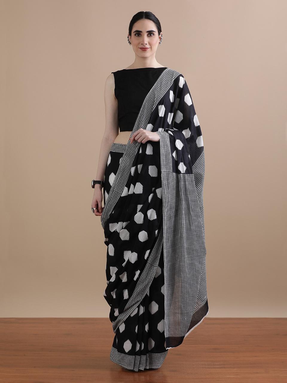 Pure Cotton Mulmul Saree
