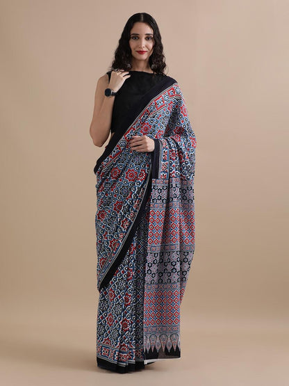 Pure Cotton Mulmul Saree
